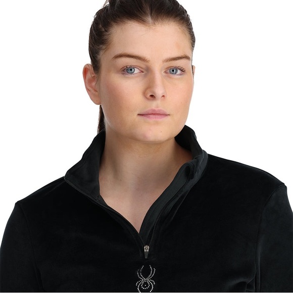 SPYDER | SHIMMER BUG HALF ZIP T-NECK - Picture 10 of 10